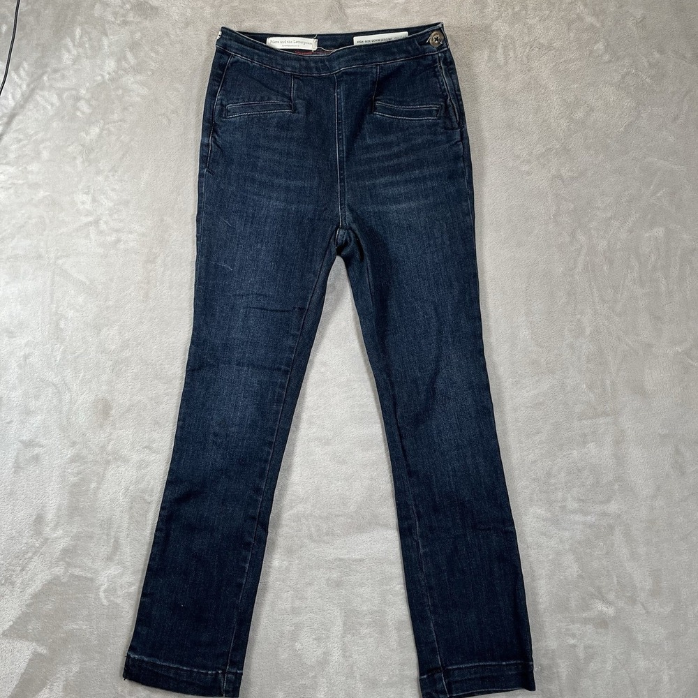 Pilcro And The Letterpress By Anthropologie High-Rise Denim Legging Jeans Sz 26